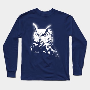 Black and white owl animal pet Long Sleeve T-Shirt